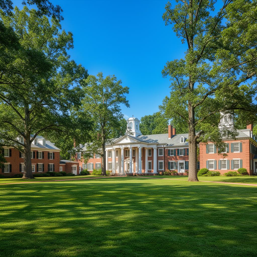 Historic Sweet Briar College campus in Amherst County