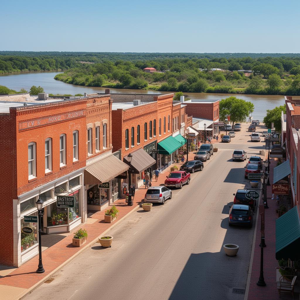 Historic downtown Bastrop Texas