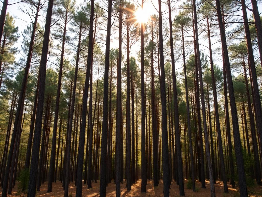 Pine timberland with valuable timber stands in Bibb County Alabama
