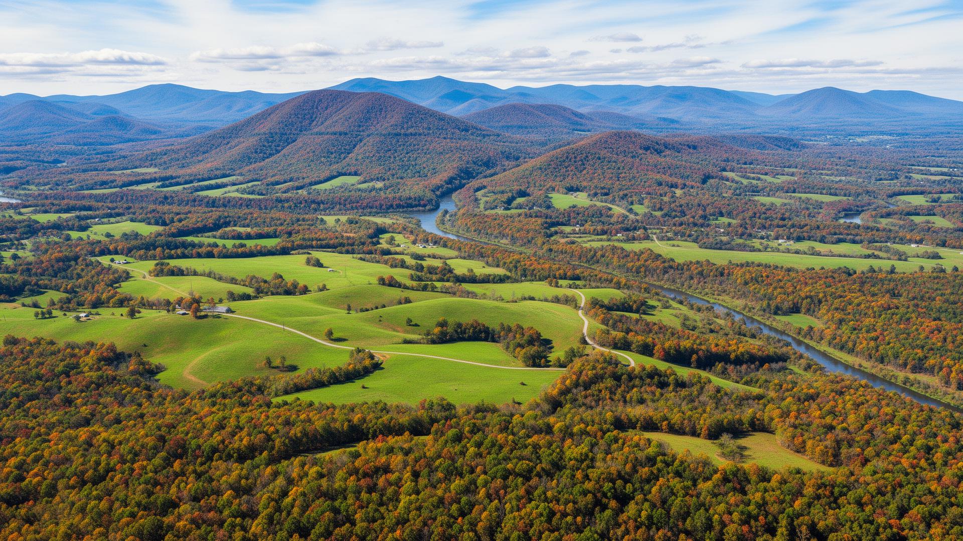 Campbell County Blue Ridge foothills