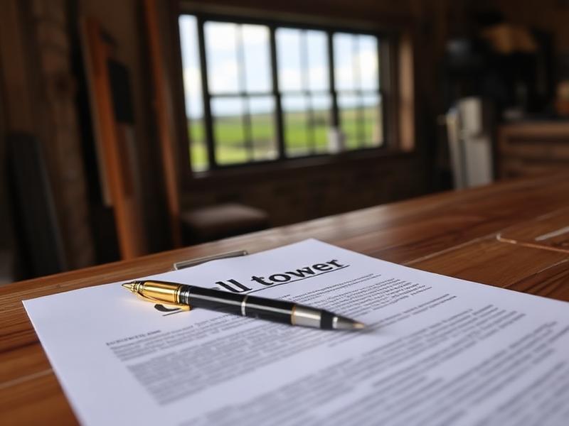 Cell tower lease agreement contract