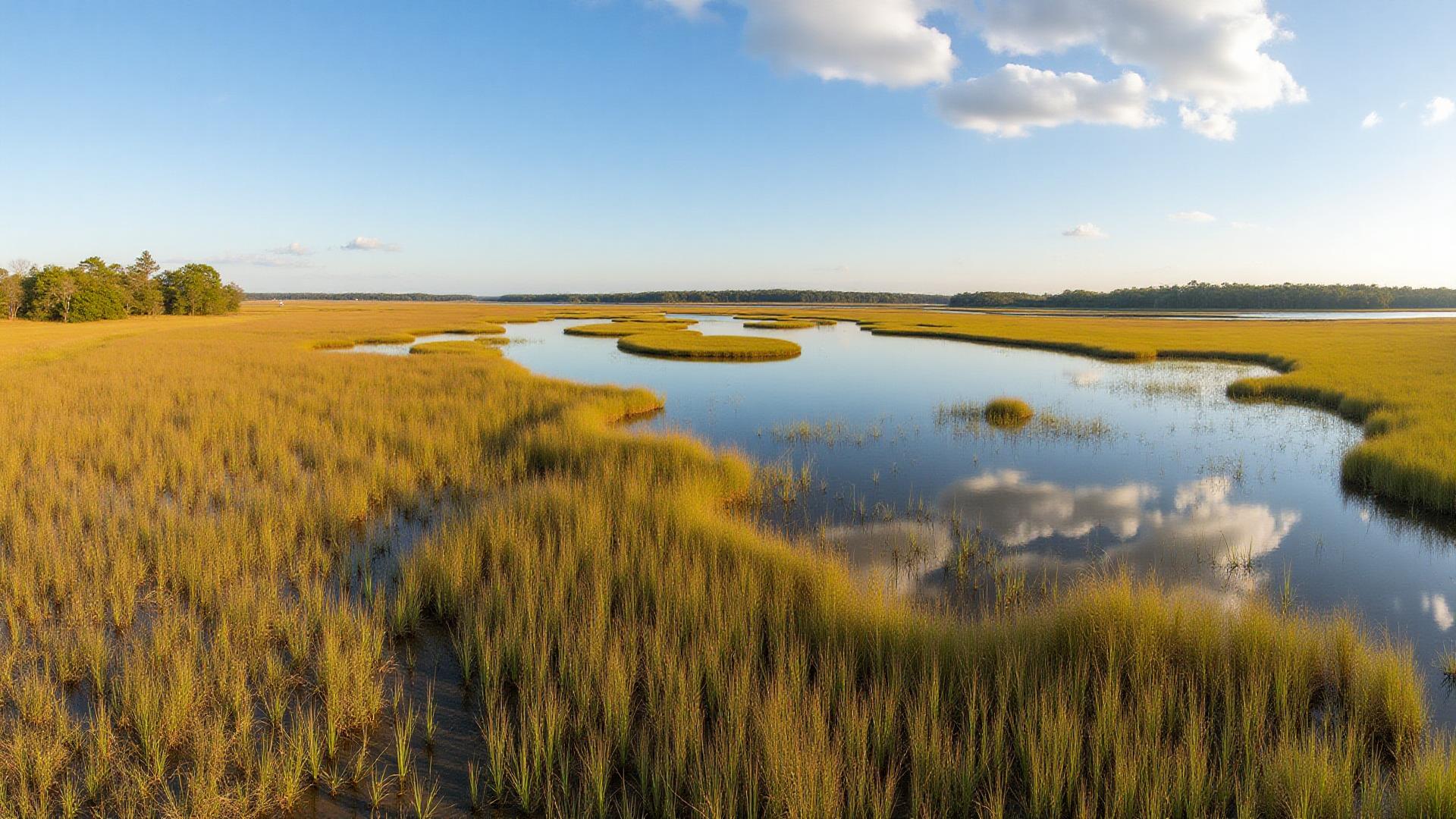 Waterfront marsh property in Charleston County Lowcountry