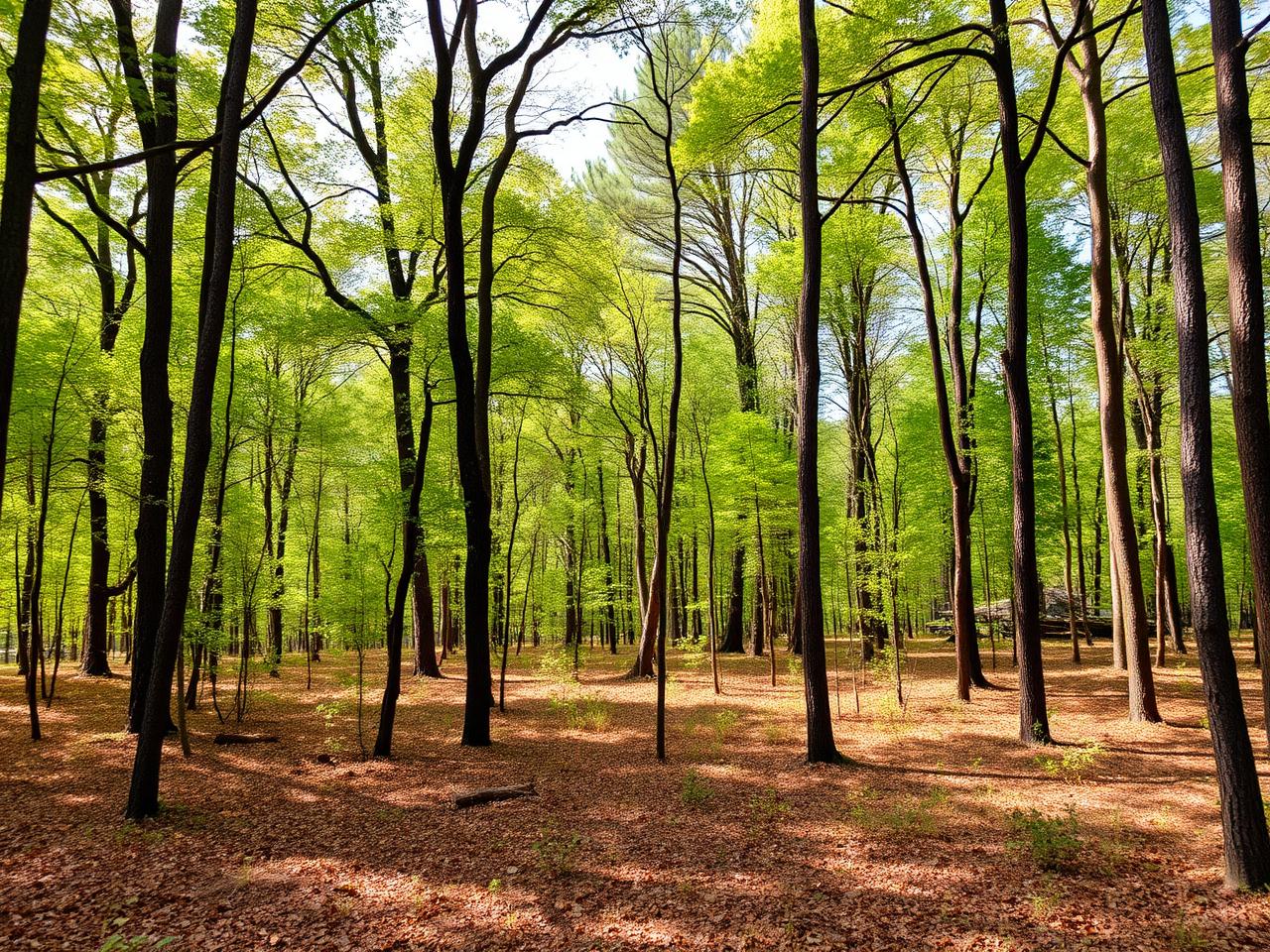 Wooded land in Cherokee County GA