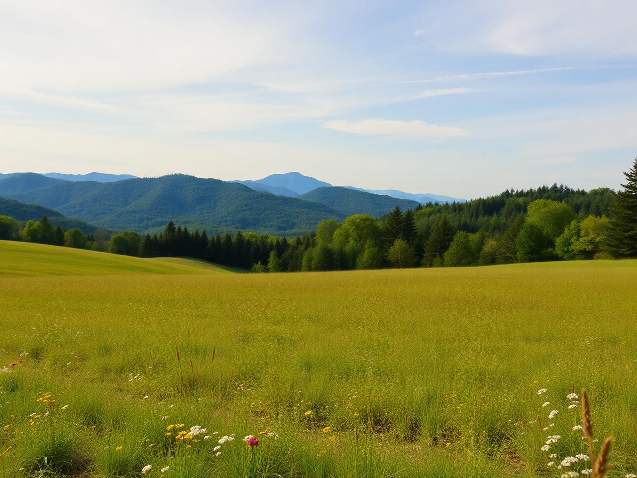 Open land with mountain views in Cherokee County
