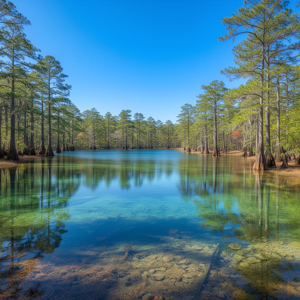 Lake Waccamaw crystal waters