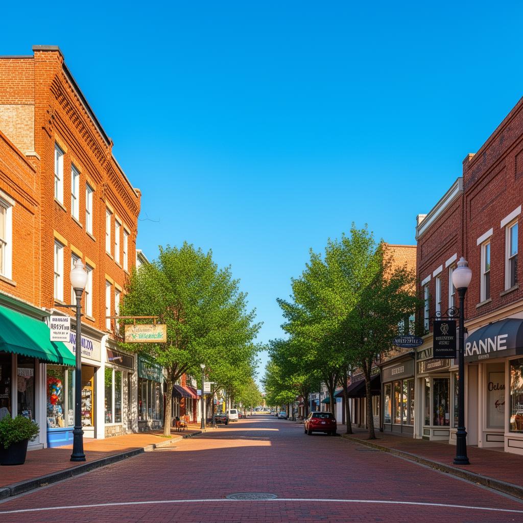 Downtown Whiteville North Carolina