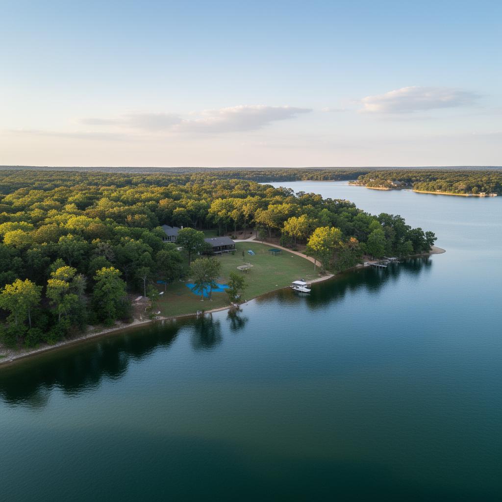 Grand Lake waterfront property in Delaware County, Oklahoma
