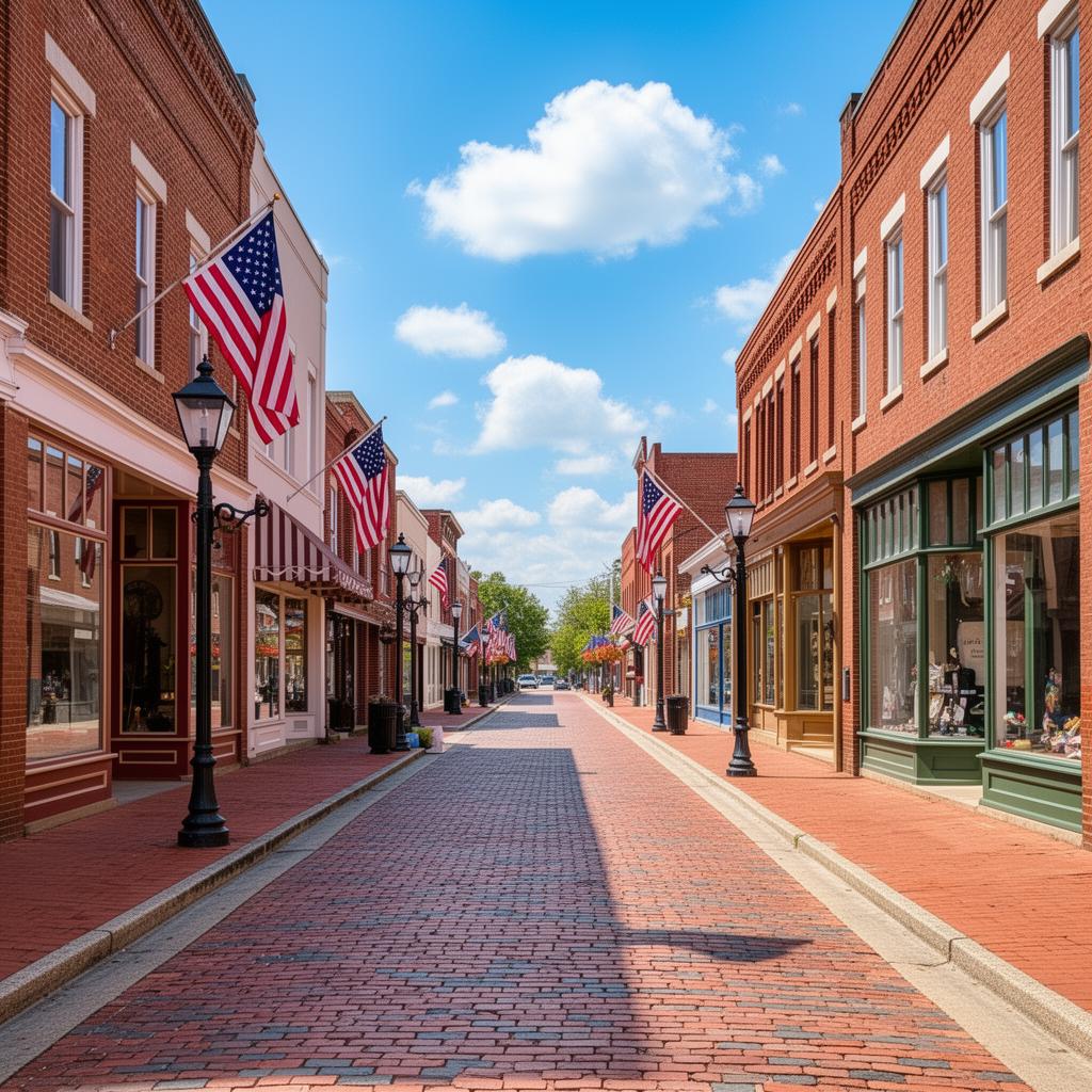 Historic downtown Dyersburg