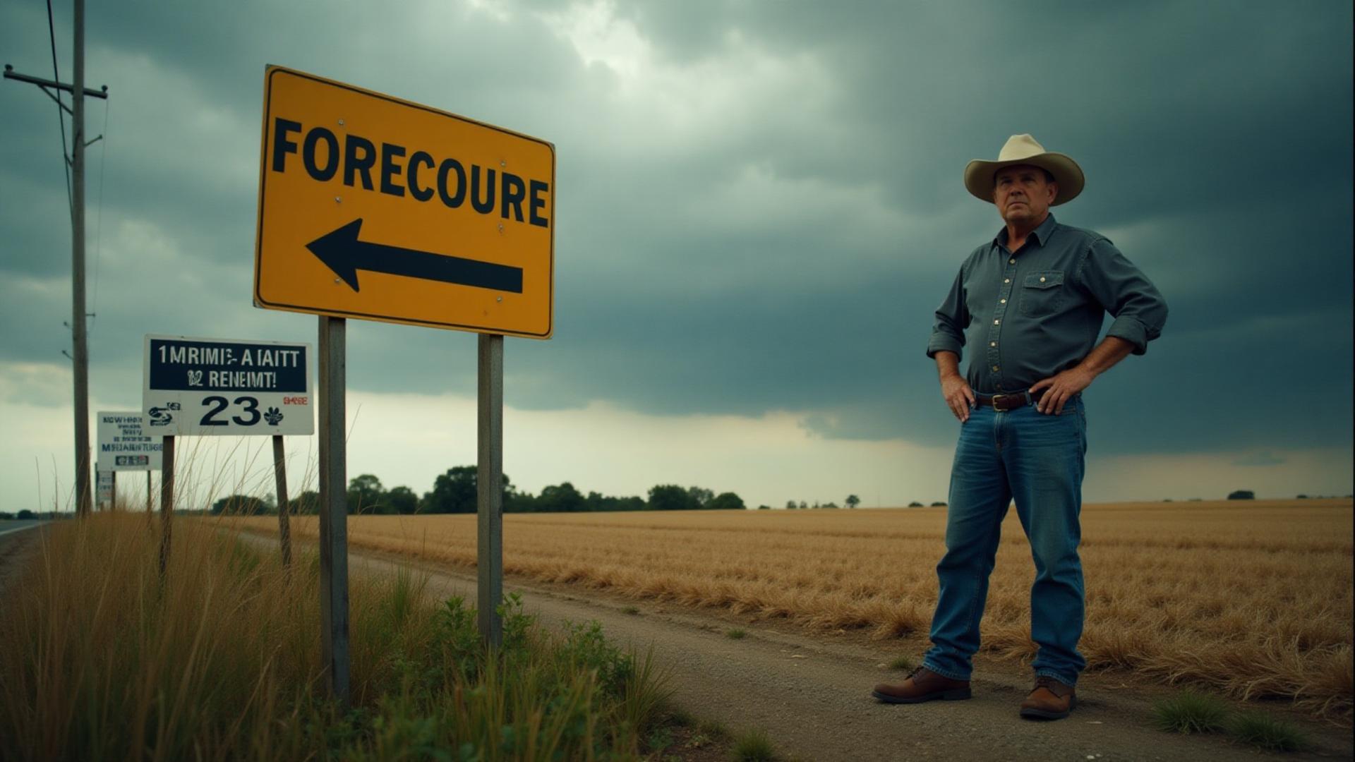 US farmland crisis with small farms facing record debt and consolidation