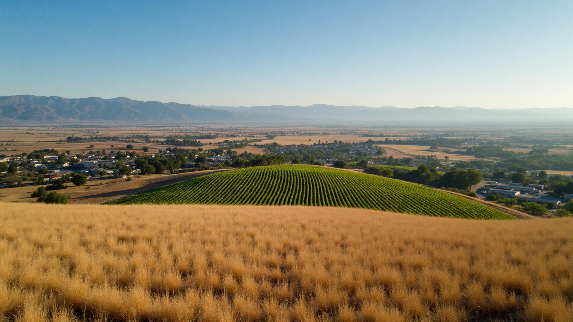 Fresno County agricultural landscape