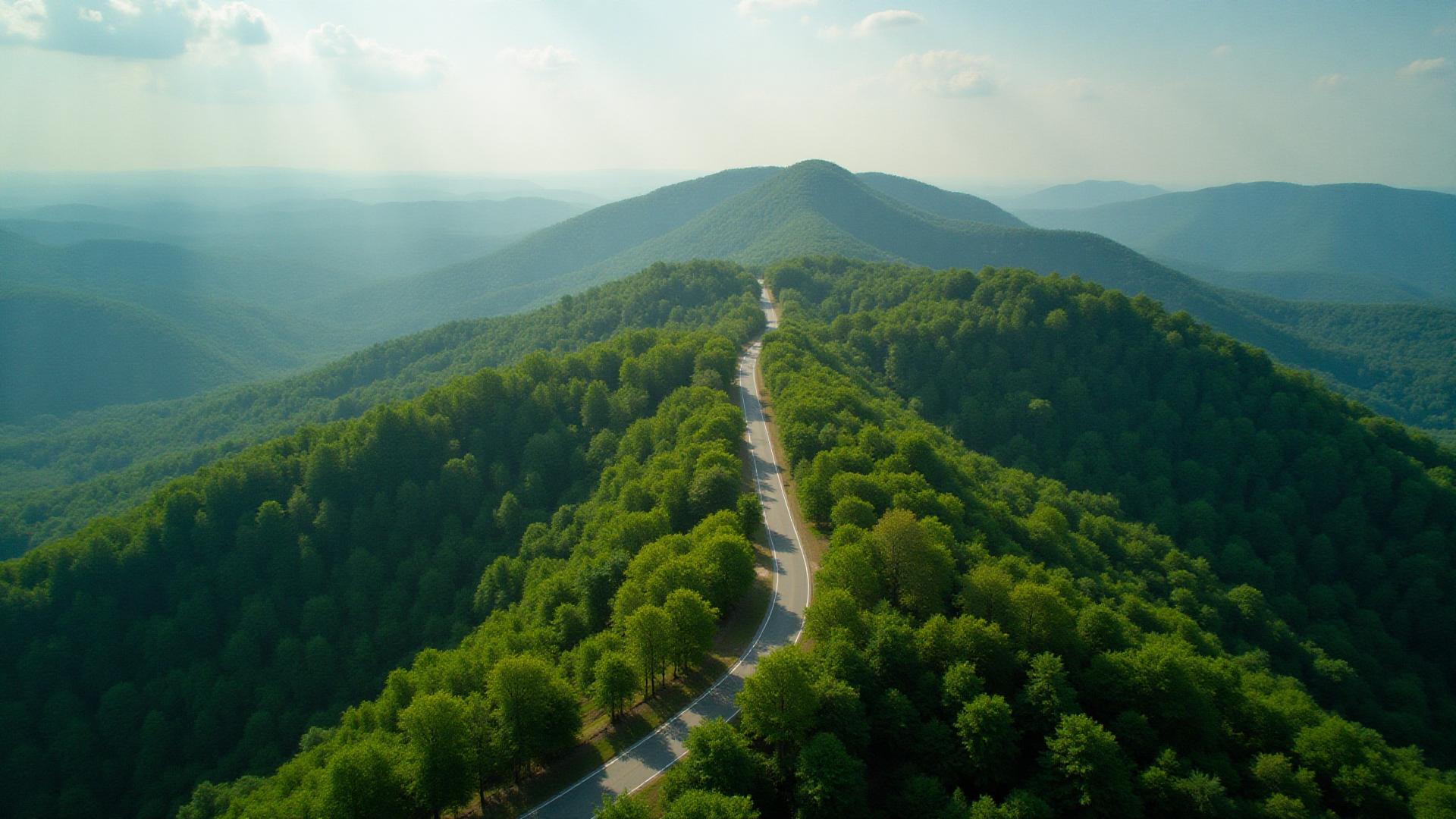 Green Mountain conservation land in Huntsville Alabama