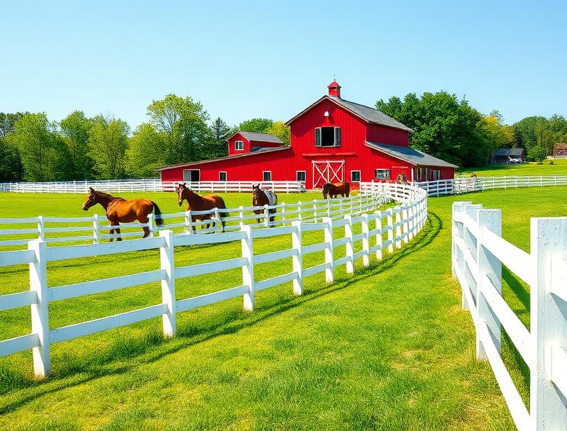 Horse farm in Hanover County