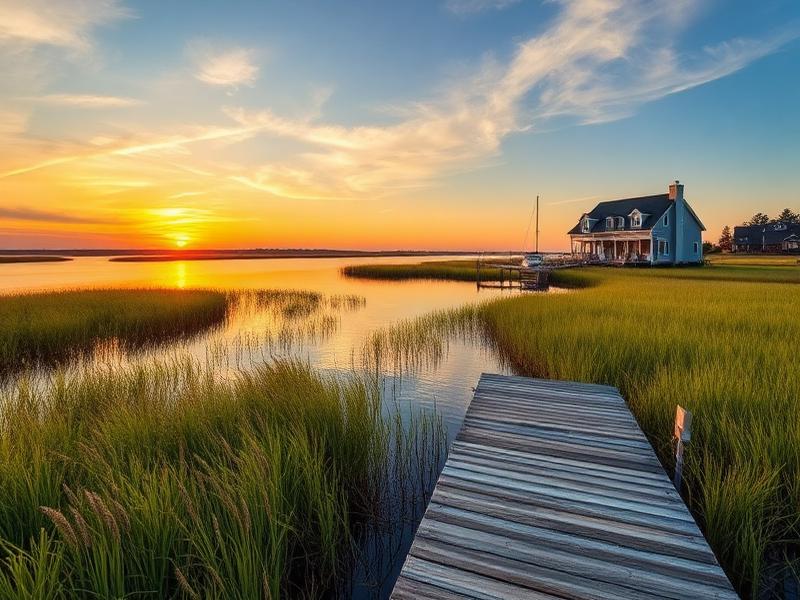Chesapeake Bay waterfront in Harford County