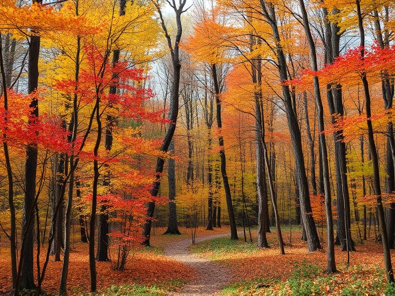 Autumn woodland in Harford County MD