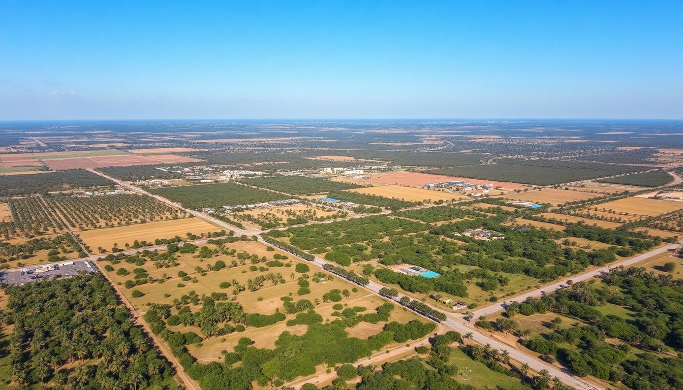Hidalgo County aerial view