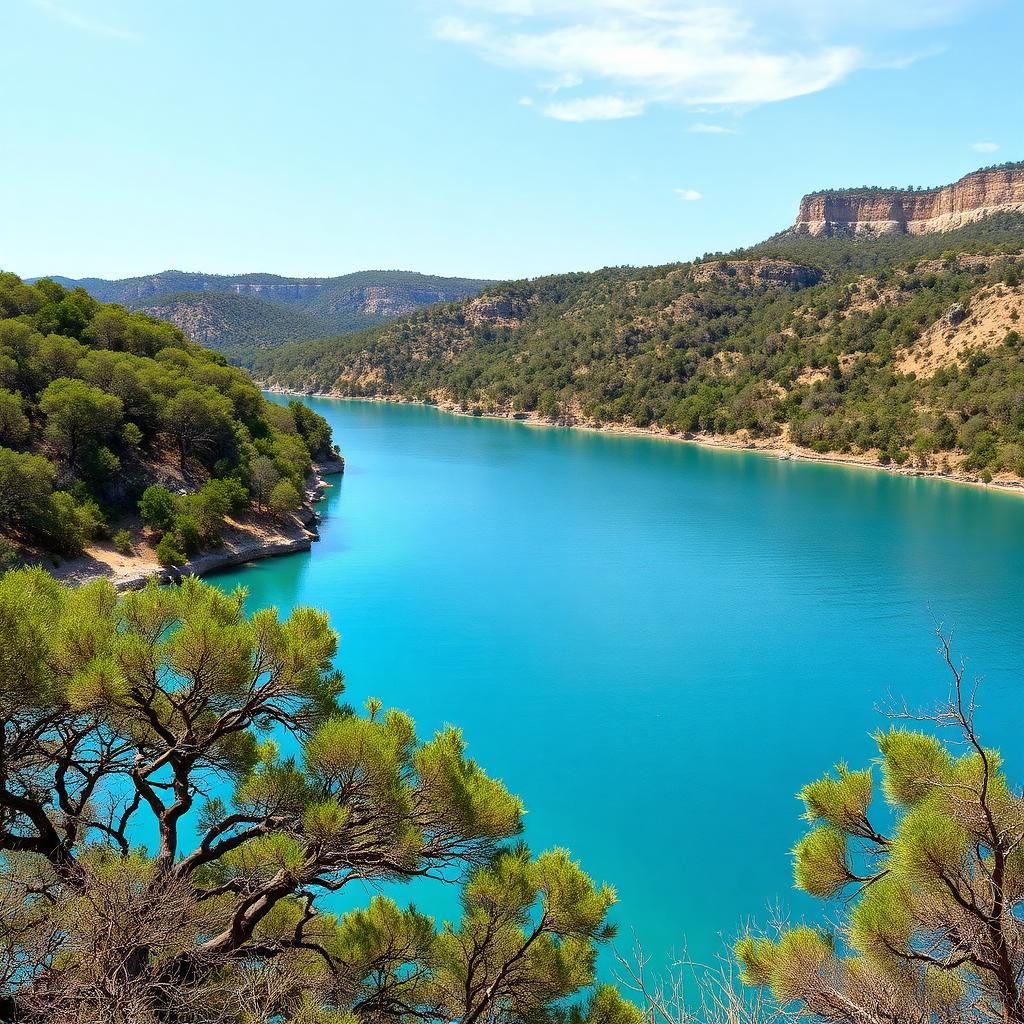 Medina Lake in the Texas Hill Country