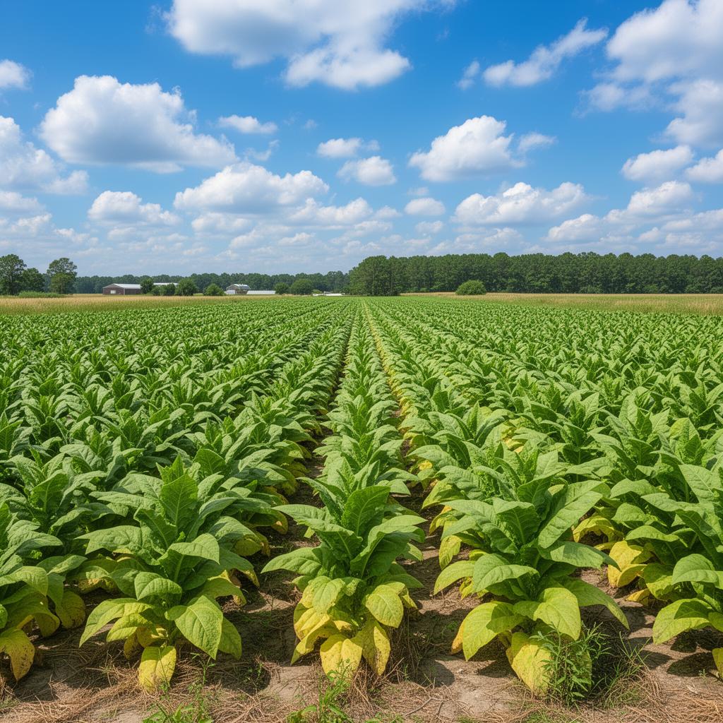 Tobacco field in Pitt County
