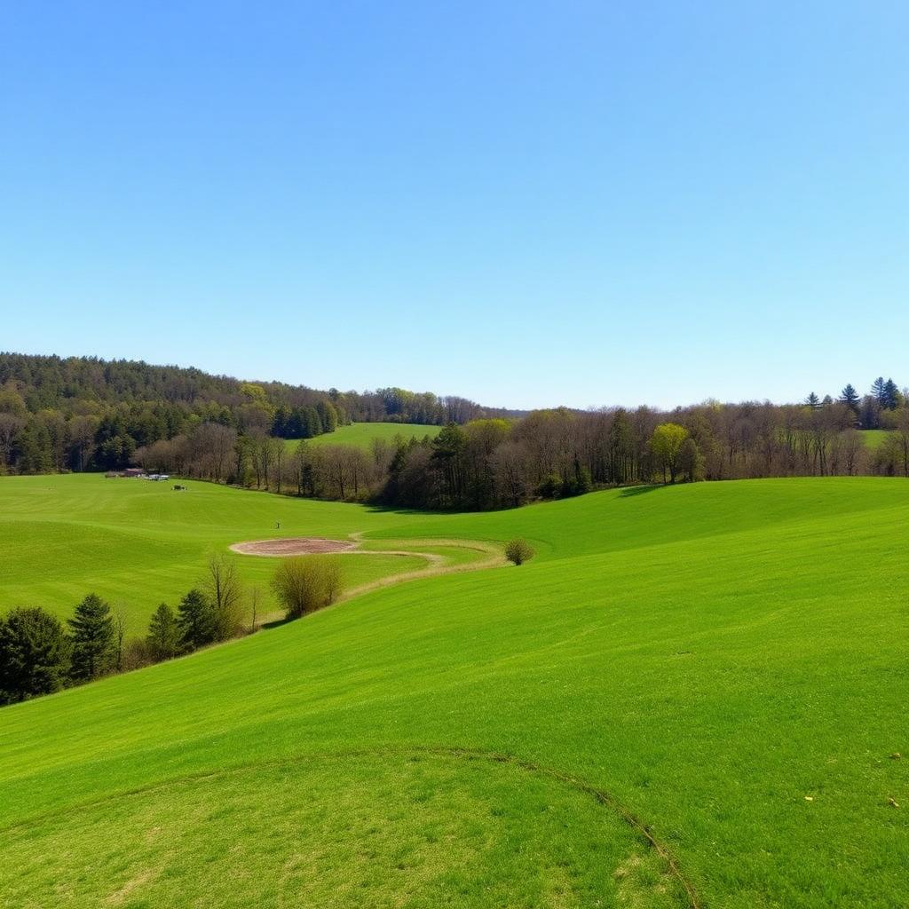 Rolling pasture land for sale in Randolph County North Carolina