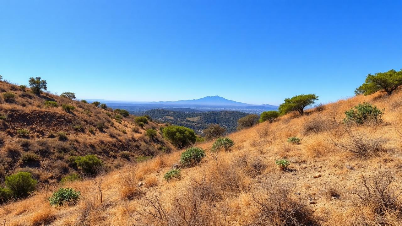 Vacant hillside property in South San Jose California