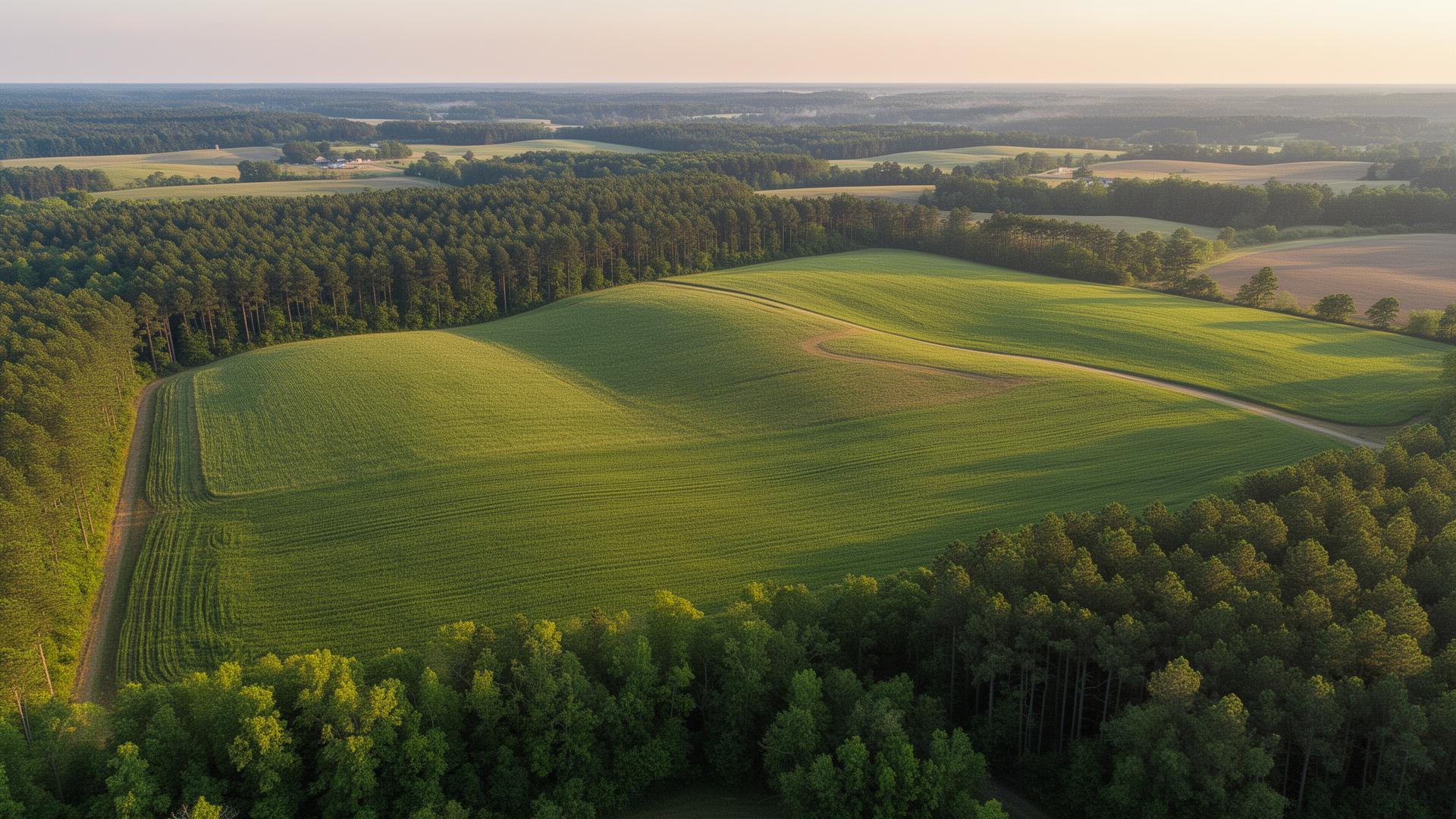 Scotland County NC Rural Farmland