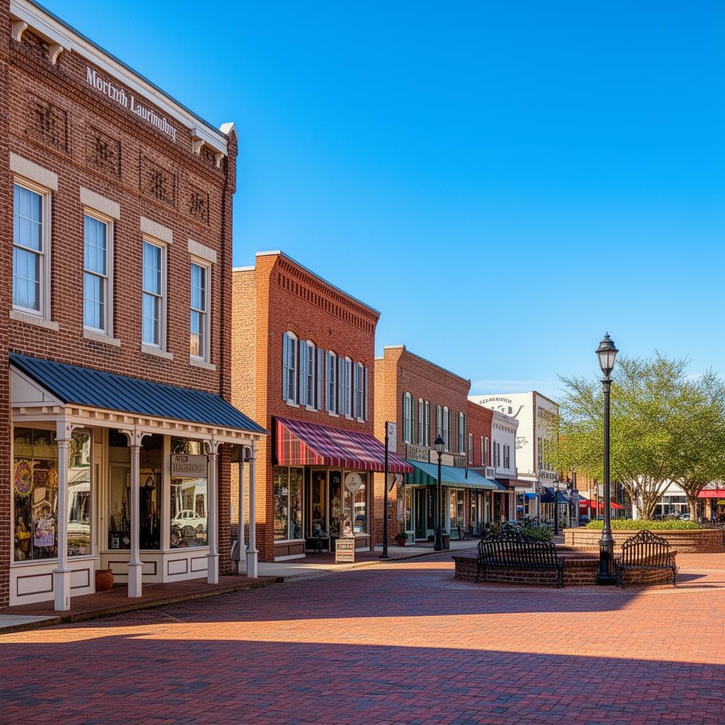 Historic Downtown Laurinburg, Scotland County NC