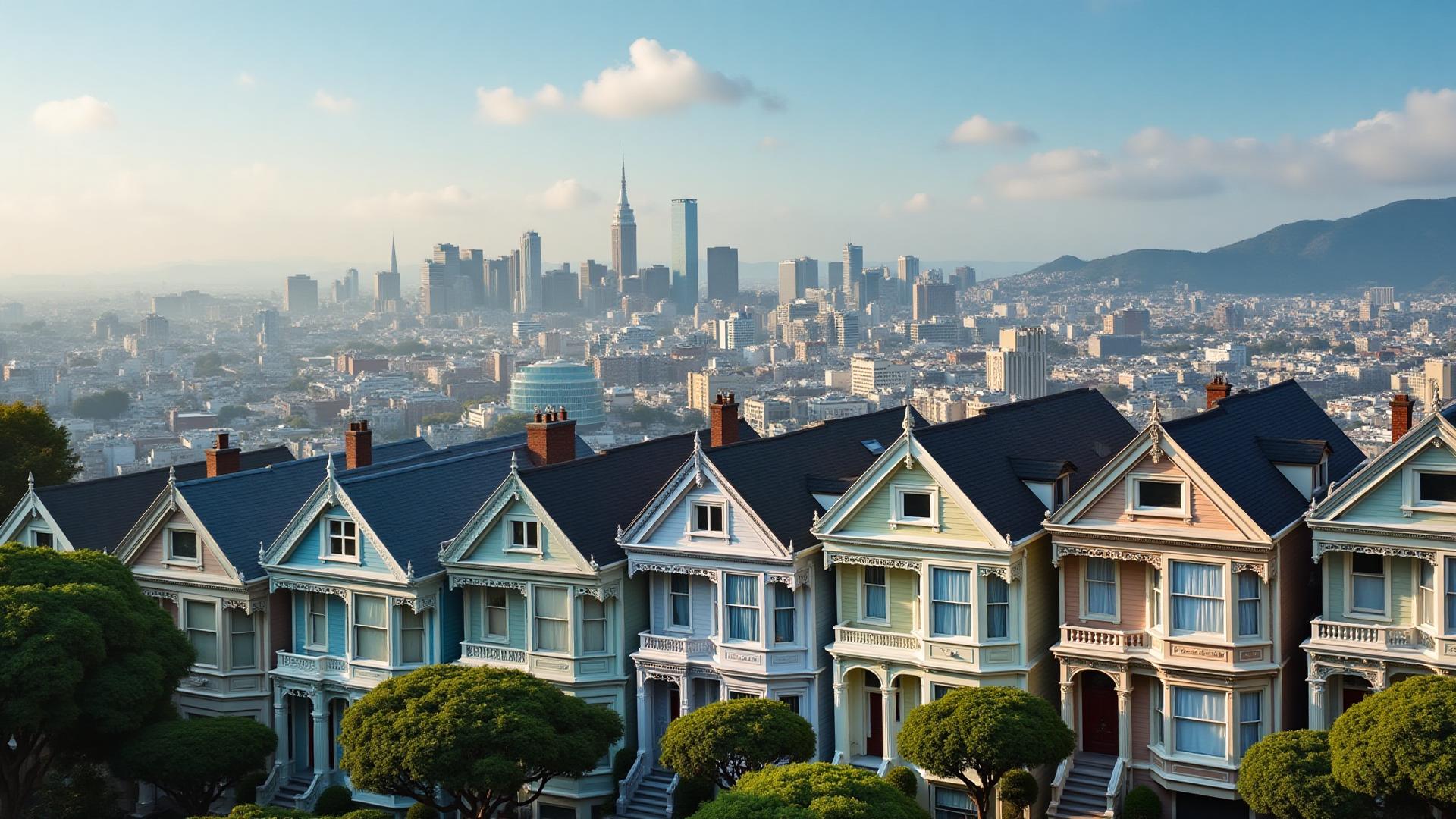 San Francisco cityscape and housing