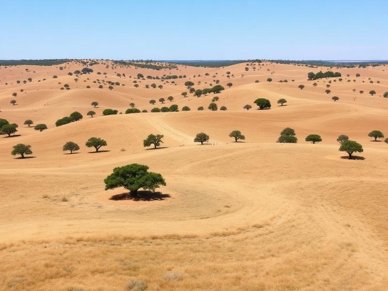 Open pasture land