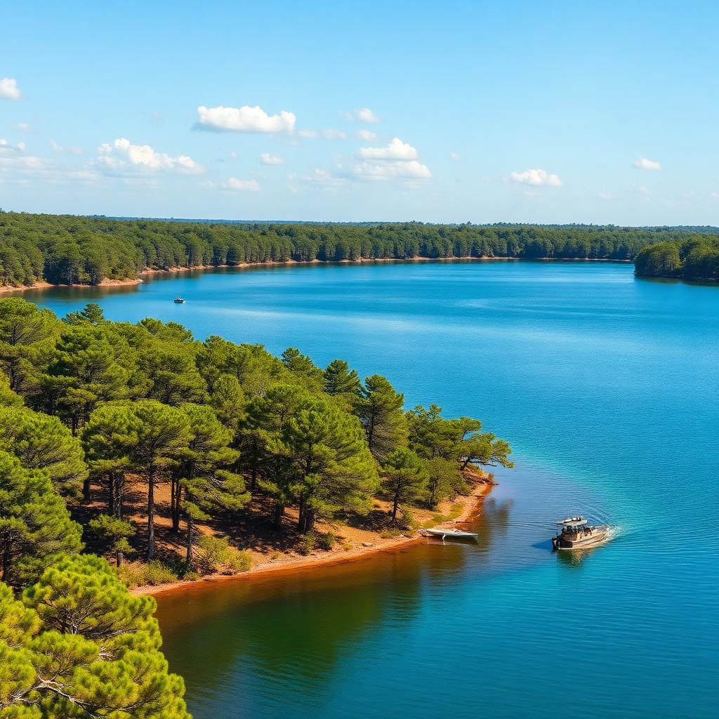 Lake Fork reservoir in Wood County