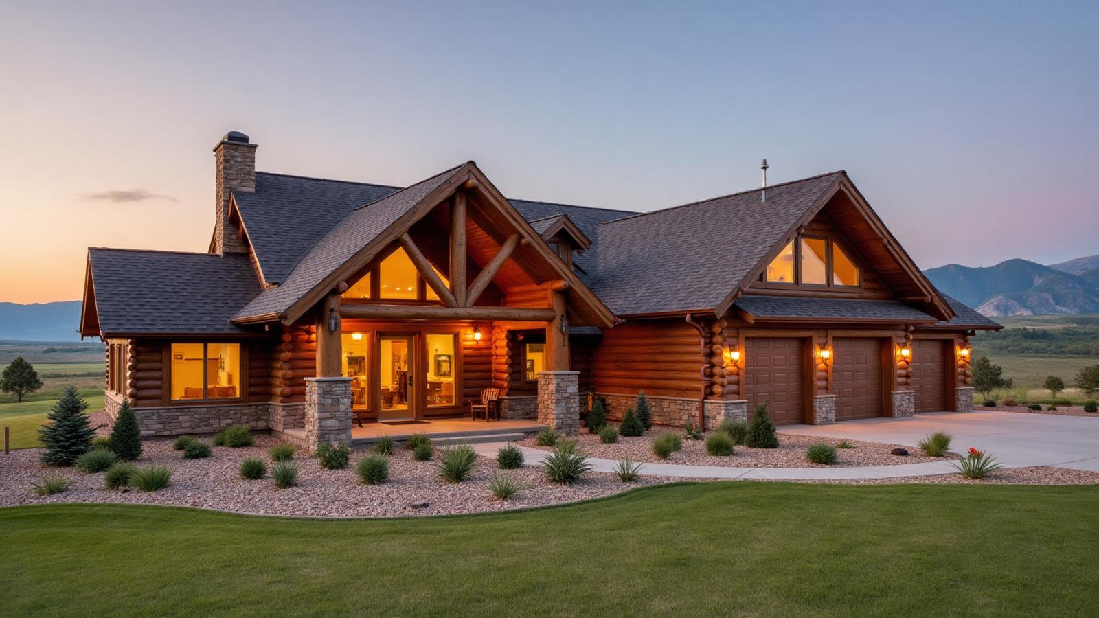 Luxury ranch home at Pathfinder Ranches